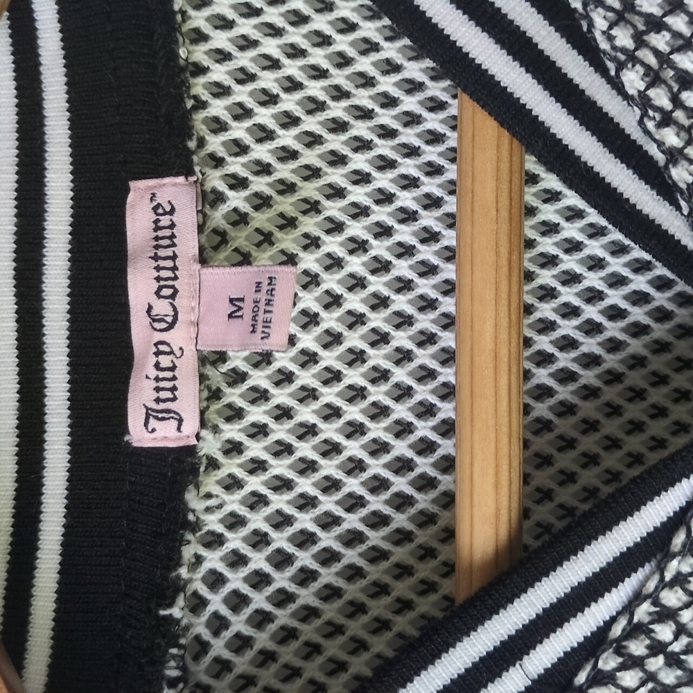 vtg Juicy Couture Mesh Bomber Jacket - Picture 3 of 9